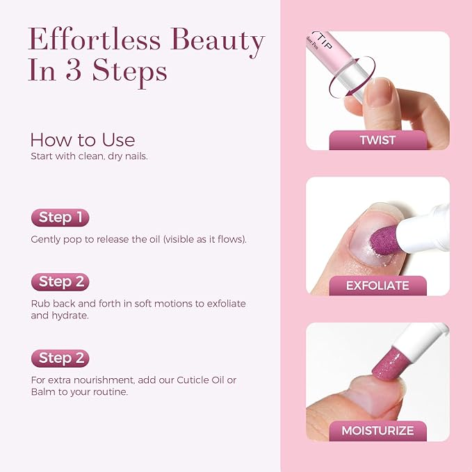 Ceramic Cuticle Pusher & Oil Pen, 2ml Rose/Lavender/Fragrance Free Scented Nail - Image 6