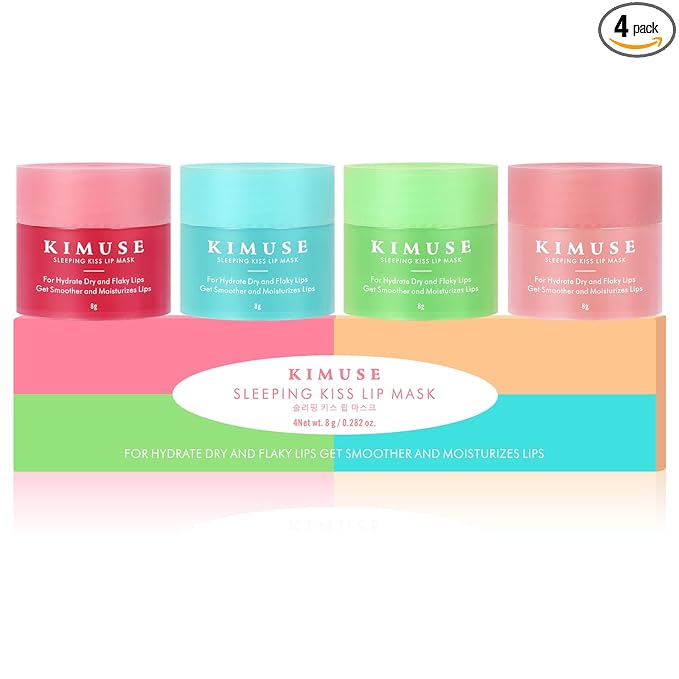 KIMUSE Lip Mask Set, Moisturize & Nourish, Cracked Dry Lips, Intense Hydration by KIMUSE