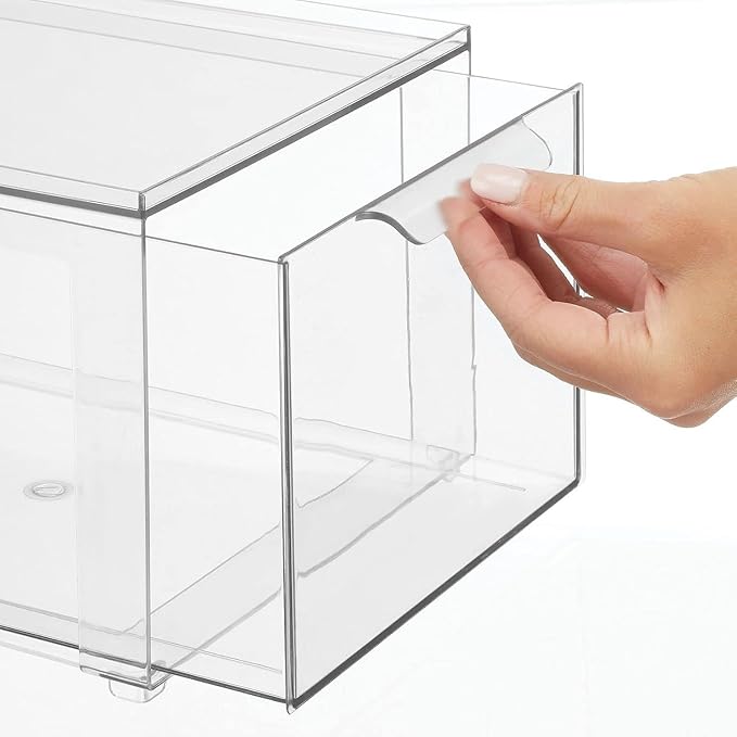 mDesign Plastic Stackable Bathroom Storage - Image 5