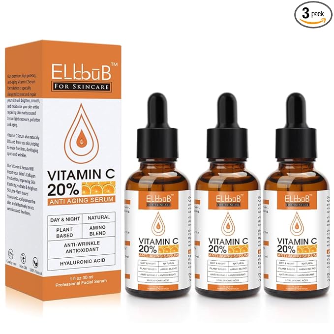 Premium 20% Vitamin C Serum For Face by NourishYourSkinNaturally