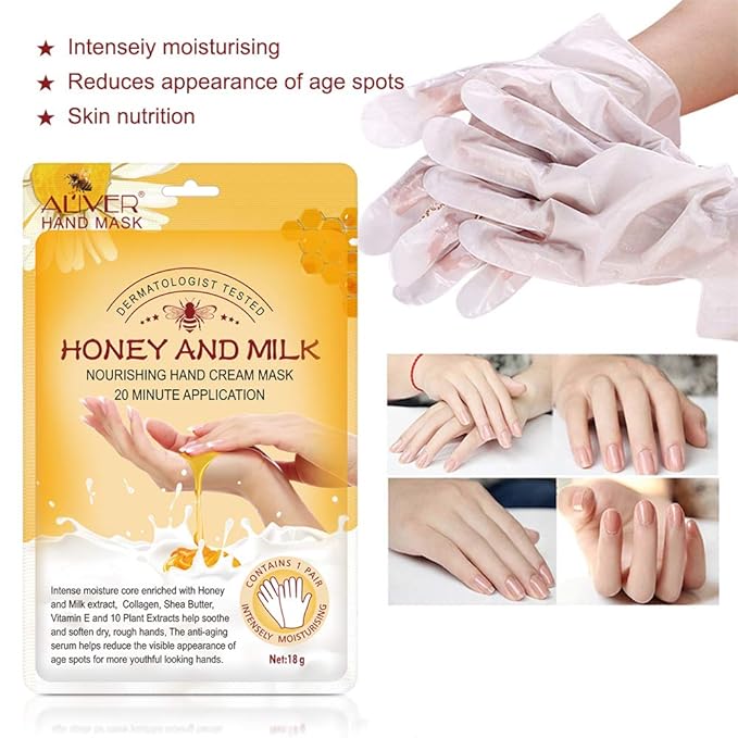 Hand Peeling Mask 5 pack, Hand Masks Moisturizing Gloves, Repairing Glove - Image 2