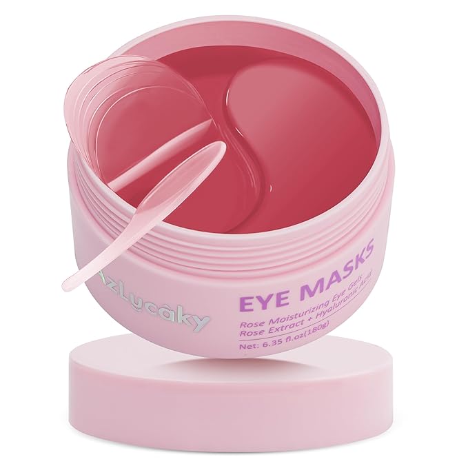 Under Eyes Patches, 40 Pairs Rose Hydrogel Eye Mask by AzLucakyUnderEyesPatches