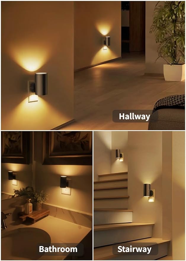 TSEXES LED Night Light Plug in, Night Lights Plug into Wall Dusk to Dawn Sensor - Image 7
