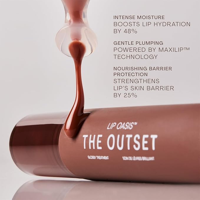 The Outset Lip Oasis Hydrating Lip Balm, Glossy Moisturizing Lip Treatment - Image 5