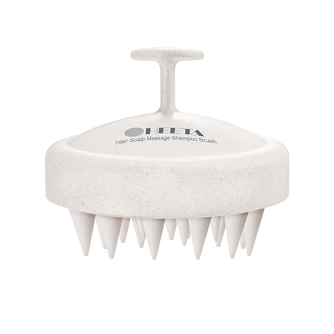 HEETA Scalp Massager Hair Growth, Soft Silicone Scalp Scrubber Shampoo Brush by HEETA