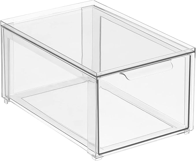 mDesign Plastic Stackable Bathroom Storage by mDesign