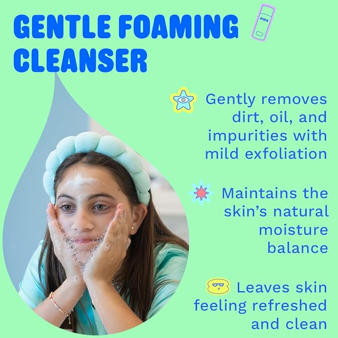 Pipa Skincare Squeaky Clean Foaming Cleanser 3.4 fl oz | Gentle Face Wash - Image 2