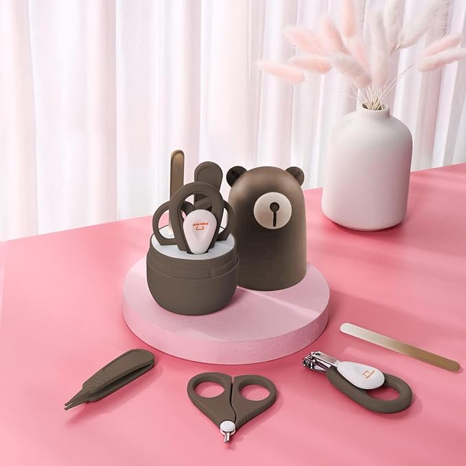 Baby Nail Clippers Set with Cute Case, Infant Fingernail and Toenail File Kit - Image 3