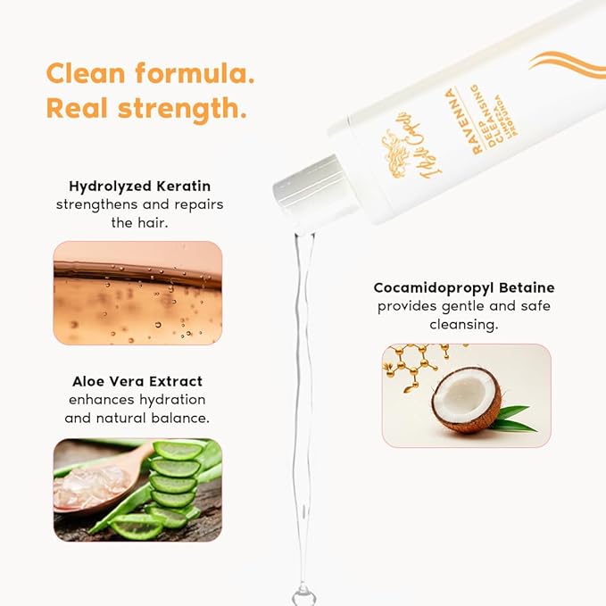 I Belli Capelli Ravenna B-tox Organic Smoothing Mask, Repair Oil, and Deep - Image 6