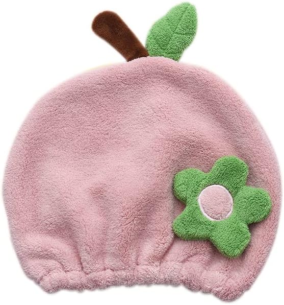 Hair Drying Towel for Kids Girls, Cute Cartoon Absorbent Quick Drying Bath Wrap by ShowerCaps