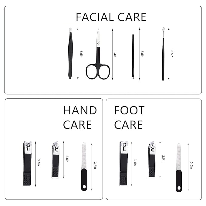 Nail Clipper Kit Nail Care Set for Men Women Nail Clipper Set Manicure Kit - Image 3