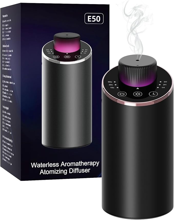 Waterless Essential Oil Diffuser Aromatherapy Scent Diffusers by INXDOLHOM