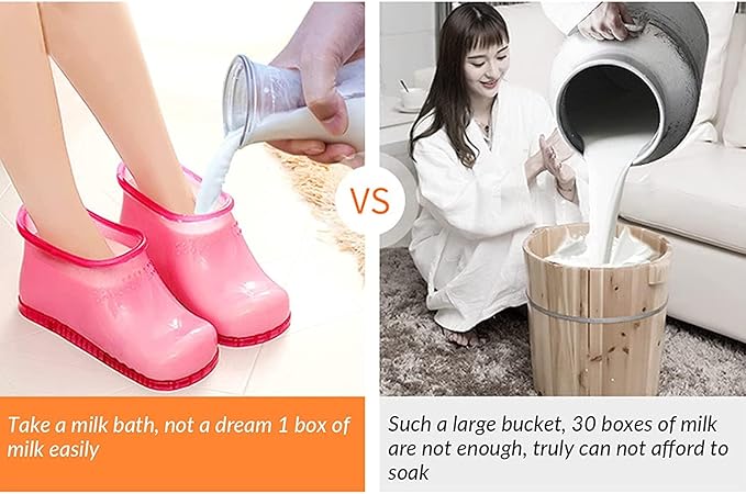 WMHYLYH Movable Foot Soaker, Portable Feet Soaking Tub Massage Foot Bath Shoes - Image 2