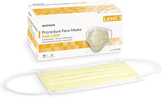 McKesson Procedure Mask Pleated 91-2101 by McKesson