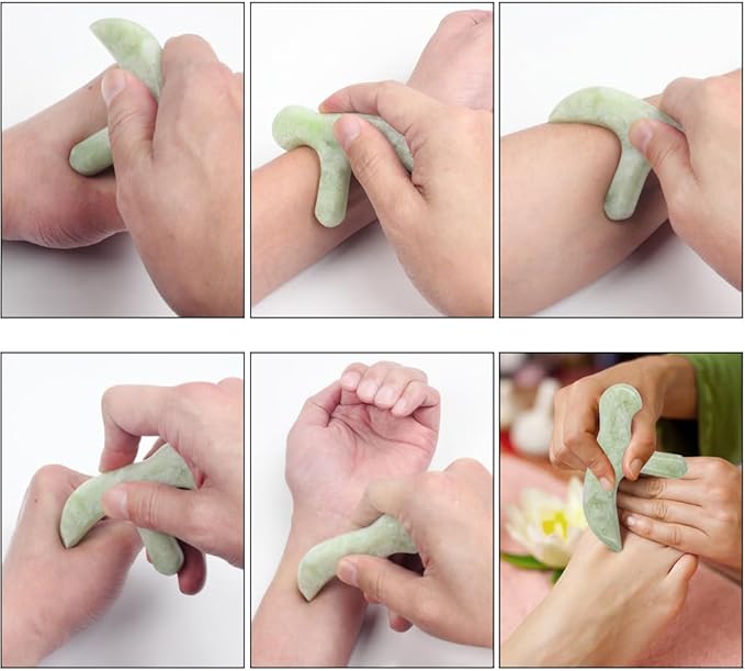 ewinever Ewin24 Natural Jade Foot Massager Acupuncture Point Massage Foot Care - Image 3