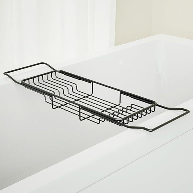Stainless Steel Bathtub Caddy Tray, Expandable Bath Tub Tray Table, Adjustable - Image 8