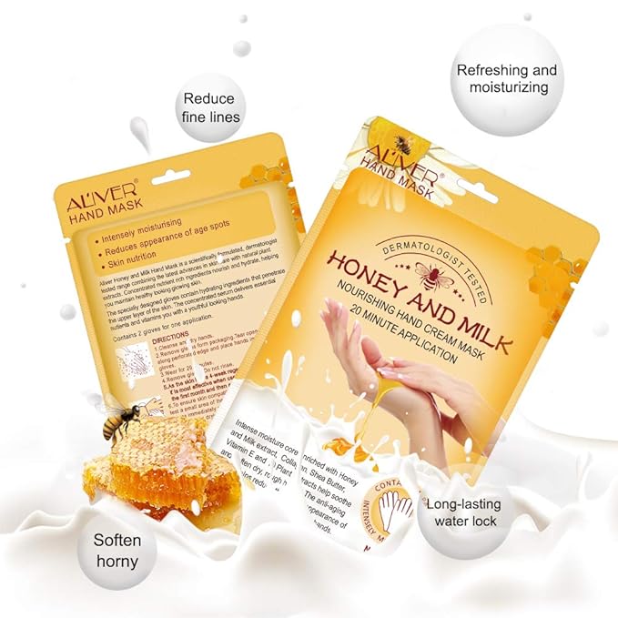 ZIXAOK 5 Pairs Hand Mask Gloves, Moisturizing & Repairing Treatment - Image 8
