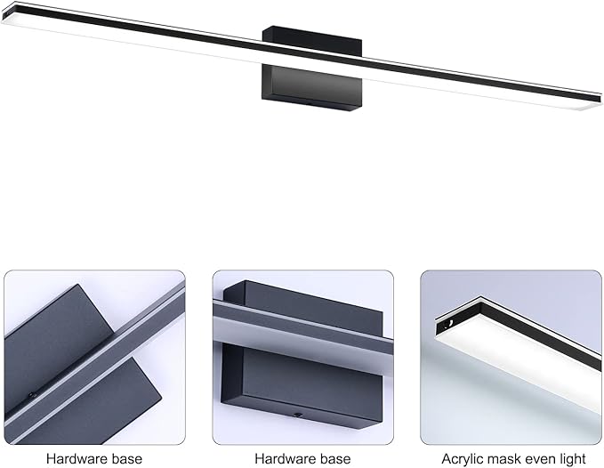 LED Bathroom Light Fixtures 28W Bath Room Lamps 40" Over The Mirror Lighting - Image 3
