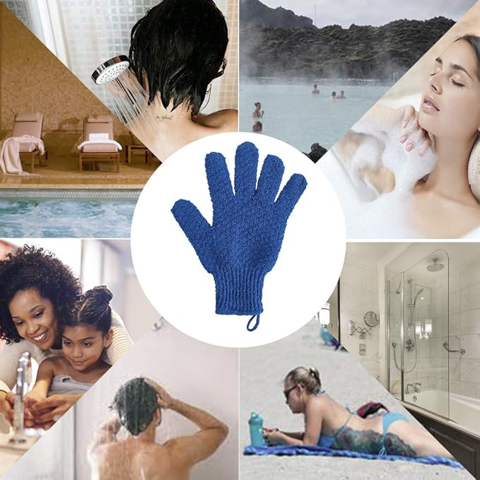 Bath Exfoliating Gloves Scrub - Image 7