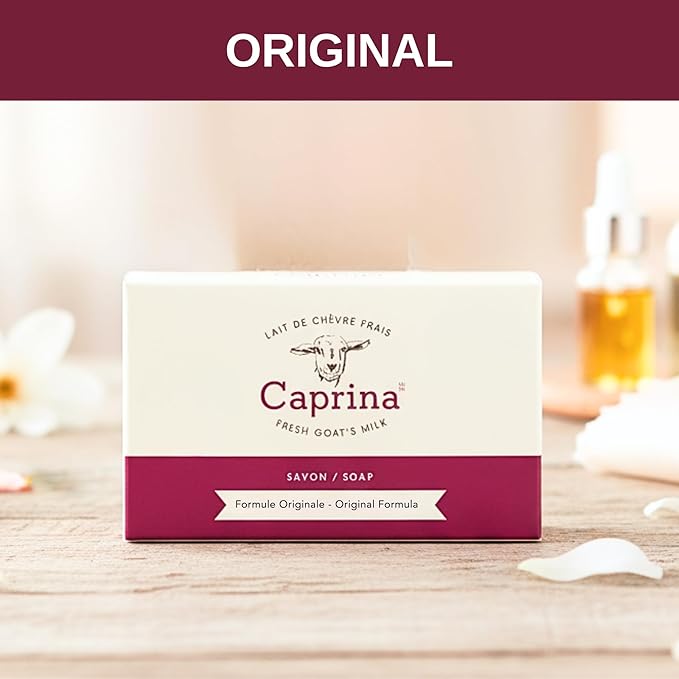 Caprina Fresh Goat’s Milk Bar Soap, Original | Organic Goat Milk Hand & Body - Image 3
