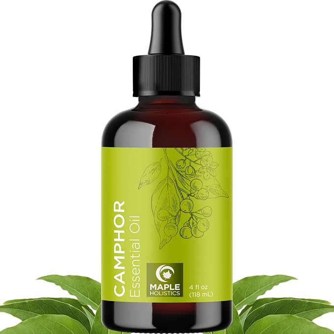 Pure Undiluted Camphor Essential Oil by MapleHolistics