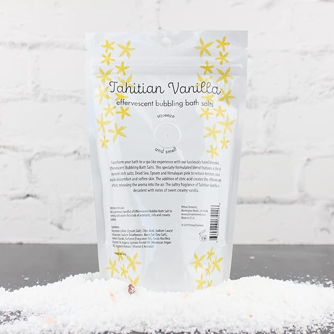 Primal Elements Detoxifying Sea Salt Soak, Bubbling Aromatherapy Salts - Image 5