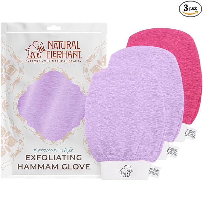 Natural Elephant Exfoliating Hammam Glove) by NaturalElephant