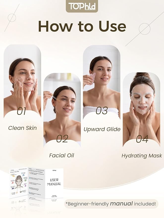 Gua Sha Facial Tools, Guasha Tool - Image 3