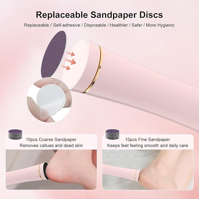 2026 Upgrade Electric Foot Callus Remover, Ergonomic Foot File - Image 2