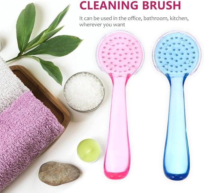 NOLITOY 10pcs Facial Cleansing Brush, Soft Bristle Exfoliator Wash Scrubbers - Image 6