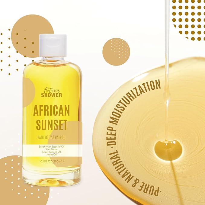 Bath Oil Body Oil Oil with Sweet Almond, Jojoba Oil, Sweet Almond & Lavender & - Image 5