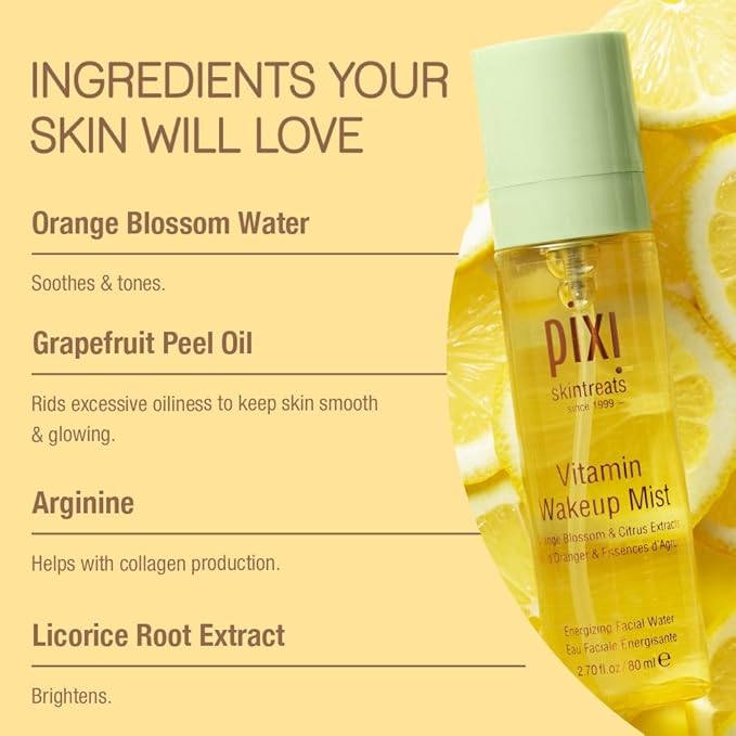 Pixi Vitamin-C Wakeup Mist | Helps Cool, and Wake Up Skin | Adds Hydration | - Image 5