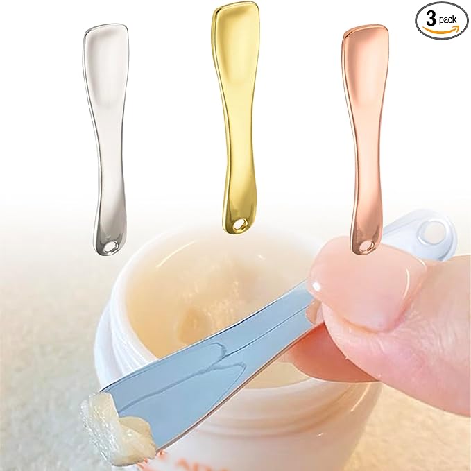 Metal Makeup Spatula Tool by LUTQ