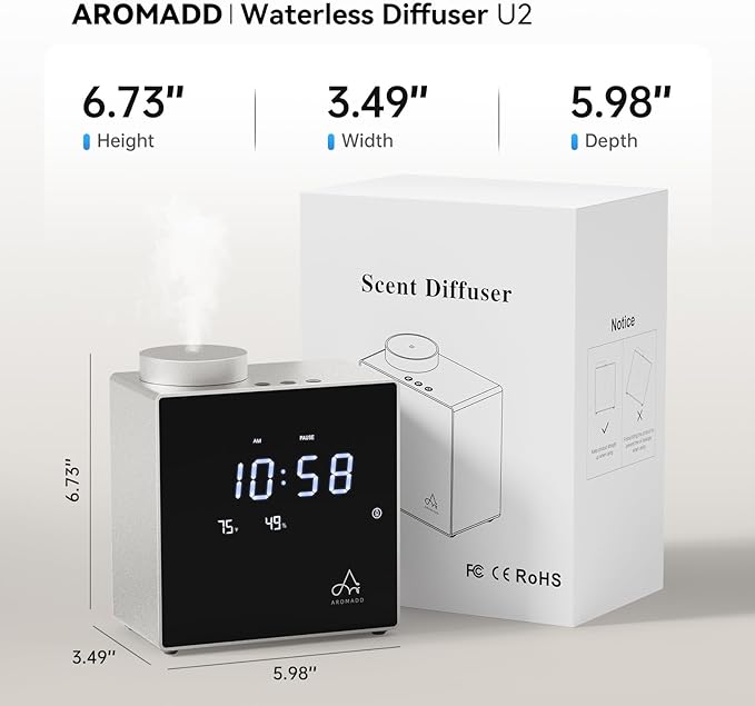 2026 Smart Waterless Diffuser, 2000 Sq.Ft Cold Air Scent Diffuser - Image 9
