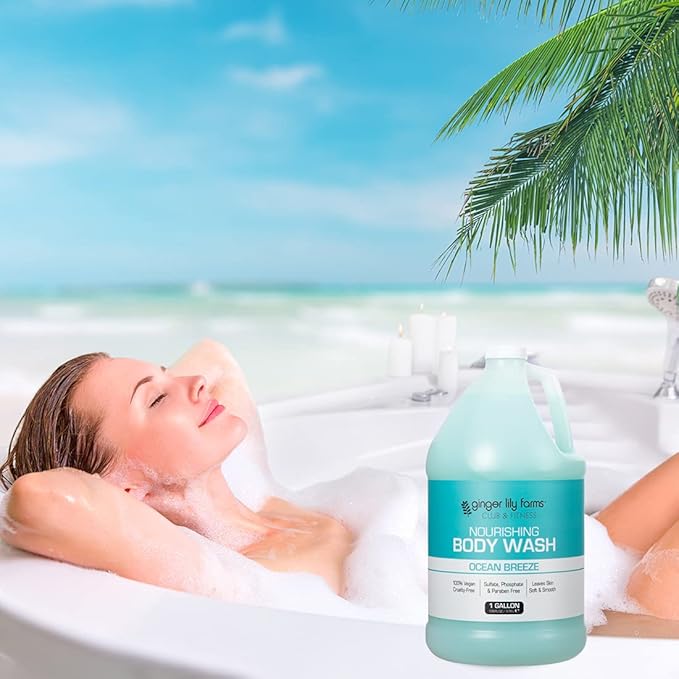 Ginger Lily Farms Club & Fitness Nourishing Body Wash, 100% Vegan & Cruelty-Free - Image 7