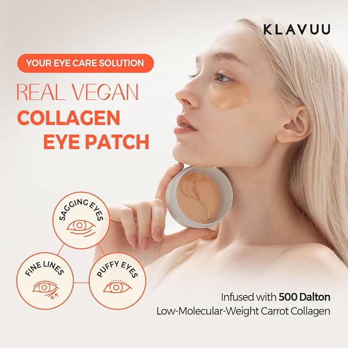 KLAVUU Vegan Collagen Eye Patches - Image 2