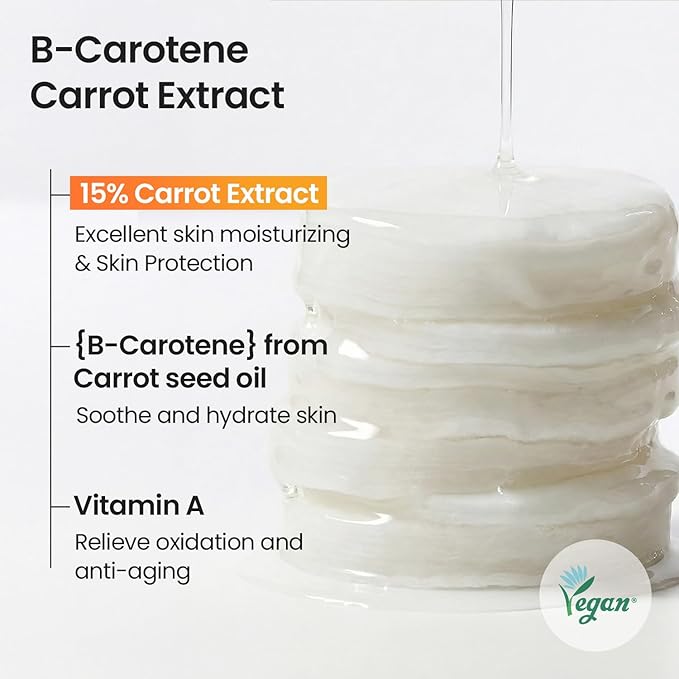 SKINFOOD Carrot Toner Pads, Instant Cooling & Redness Relief, After Sun Care - Image 7