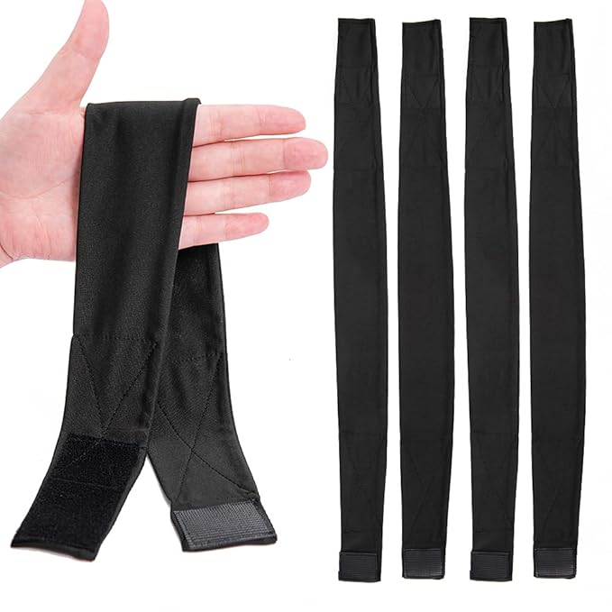 AliLeader 5Pcs Silk Headband for Making Wig Adjustable Soft Spa Headband - Image 2