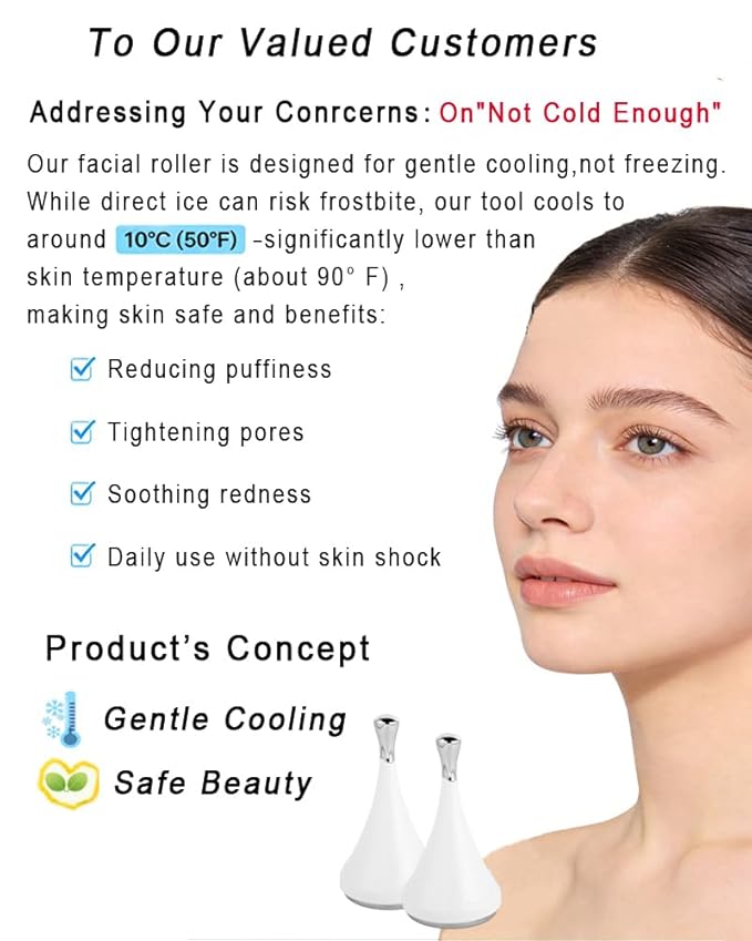 Ice Globes Facial rollers for Face Eyes, Aluminum Face Beauty Cryo tools for - Image 3