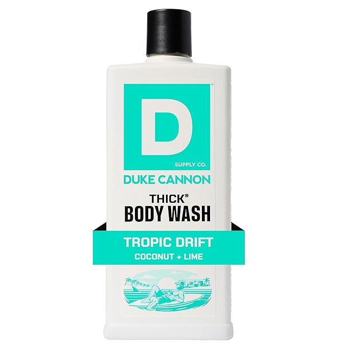Duke Cannon THICK® Body Wash for Men – Tropic Drift, 18 oz – High-Viscosity by DukeCannonSupplyCo