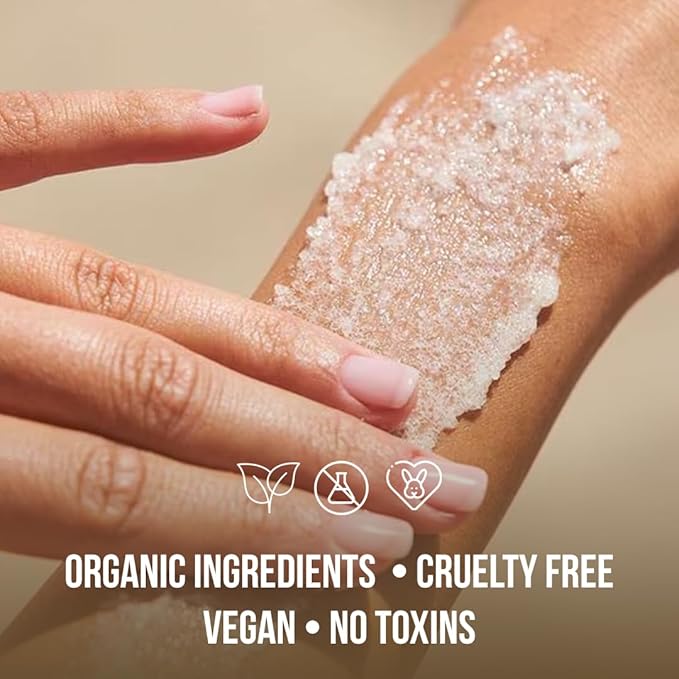 Organic Coconut Oil Scrub, Exfoliating Salt Body Scrub, Deep Cleansing - Image 7