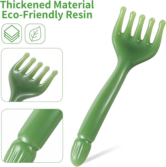WY LIGHTING LEVEL 2Pcs Head Massager Manual Hair Scalp Massager Gua Sha Five - Image 5
