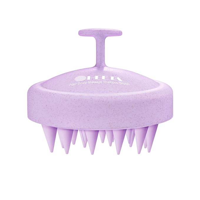 HEETA Scalp Massager Hair Growth, Soft Silicone Scalp Scrubber Shampoo Brush by HEETA
