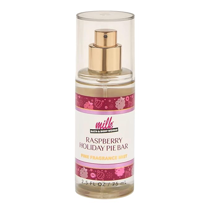 Bath and Body Works Raspberry Holiday Pie Bar Fine Fragrance Mist Travel Size by BathBodyWorks