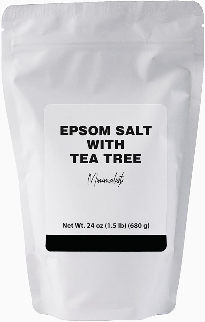 Minimalist Epsom Salt with Tea Tree Oil, Packaged by Minimalist