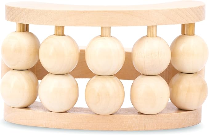 Bruizex Wood Therapy Massager | Wooden Lymphatic Drainage Roller | - Image 7