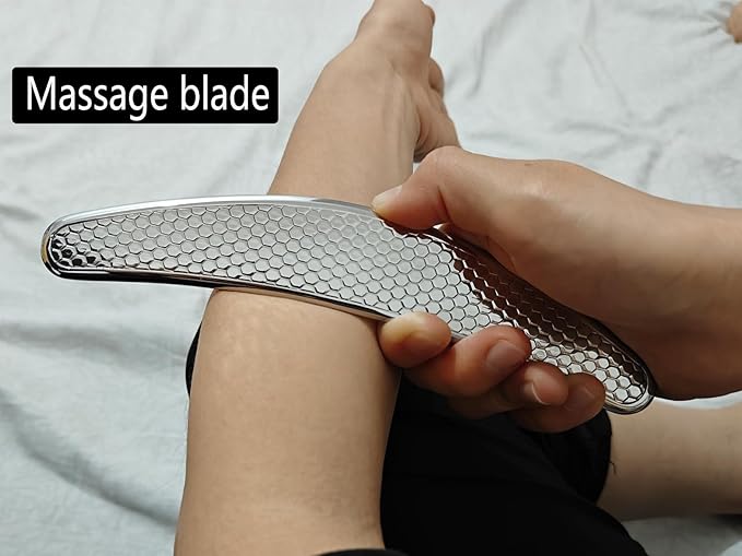 3 in 1 Professional IASTM Massage Tool Set, Stainless Steel Muscle Scraper - Image 7