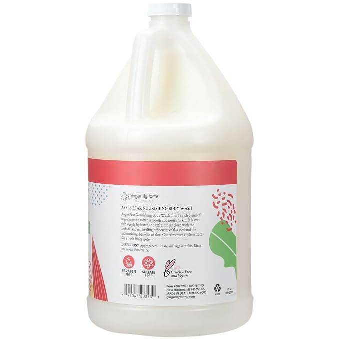 Ginger Lily Farms Botanicals Nourishing Body Wash, 100% Vegan & Cruelty-Free - Image 3
