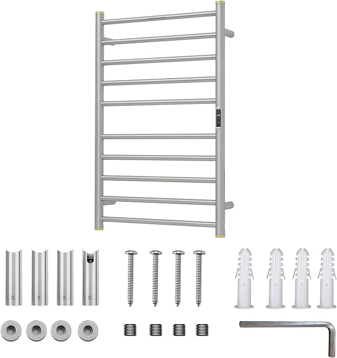 Electric Towel Warmer Rack, Heating Towel Warmer, Timer & Temperature Control - Image 7