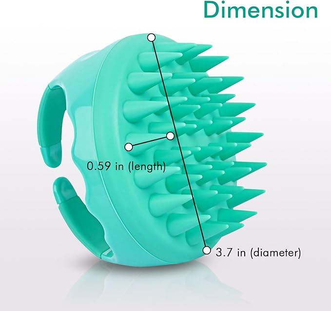 SAVION Scalp Massager Brush Relaxes Scalp and Relieves Itching - Image 4